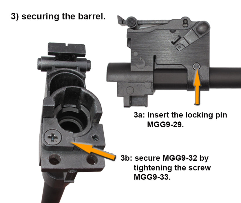 Wii Tech Front Sight/Gas Block/Outer Barrel - TM AKM GBBR