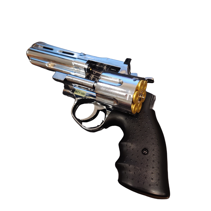 *C-GRADE* HFC HG-132 4" Gas Revolver - Silver