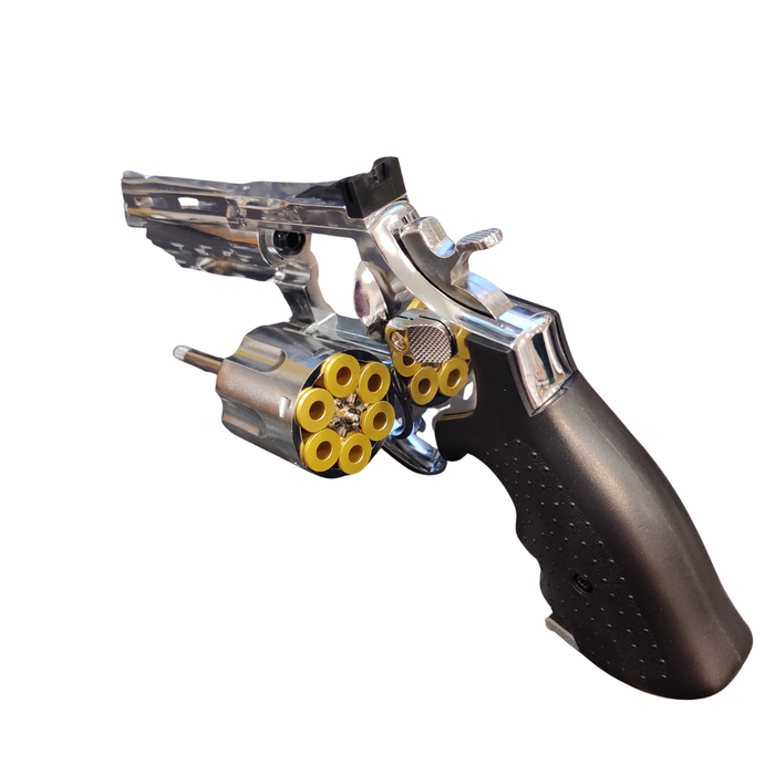 *C-GRADE* HFC HG-132 4" Gas Revolver - Silver