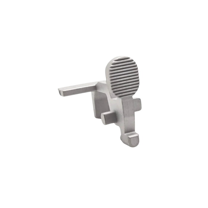 Angry Gun Stainless Steel Bolt Stop for MWS GBB - Silver
