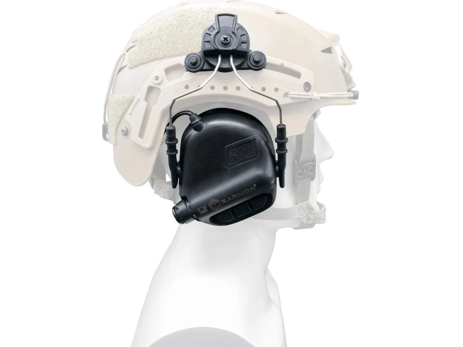 Earmor M12 Exfil Helmet Rail Adapter Set - Black