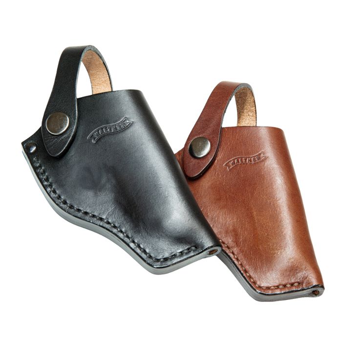 Maruzen Walther PPK Belt Slide Leather Hip Holster - Brown