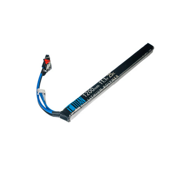 Titan 11.1V 1200mAh 25C LIPO Battery - Stick Type (Tamiya Connector)