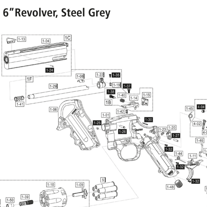 ASG Hop Up Assembly for Dan Wesson 715  #1-22