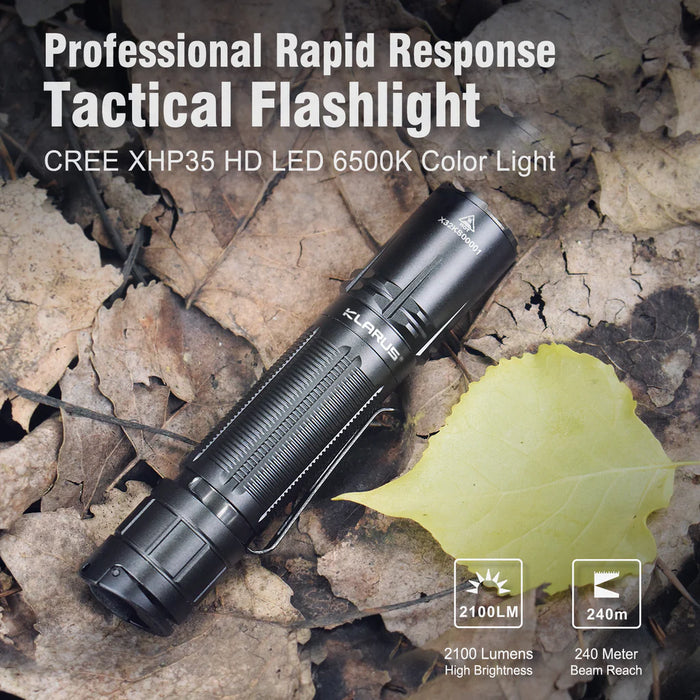 Klarus XT2CR Pro Flashlight & Battery - 2100LM