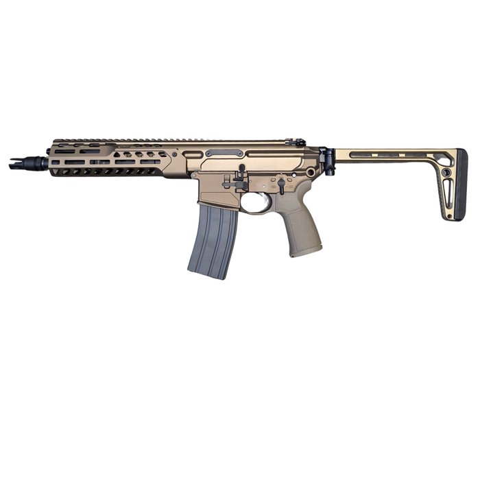 Salvo Precision MCX Spear 10.5 LTCSAW GBBR & Case V2 - Dark Earth