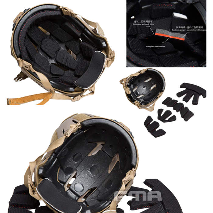 FMA Caiman Helmet M/L - Multicam Black