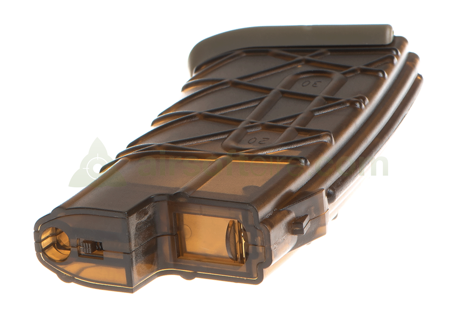 Army Armament 300rd AUG Semi Transparent Magazine - Tan