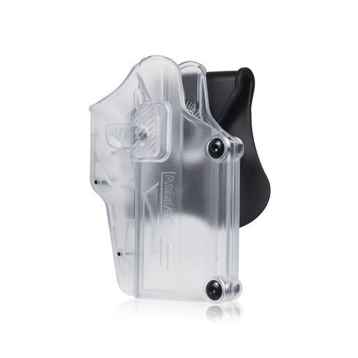 Amomax Q.R. Universal Polymer Paddle Holster - Clear