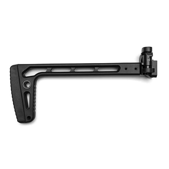 PTS Railed Folding Stock with Scorpion EVO Stock Adapter - Black