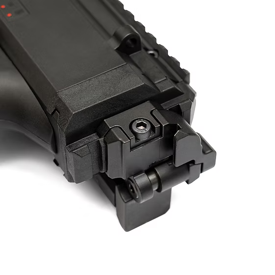 PTS Railed Folding Stock with Scorpion EVO Stock Adapter - Black