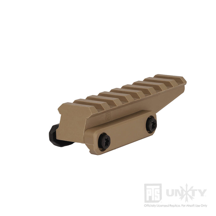 PTS Unity Tactical FAST Optic Riser (Polymer) - Dark Earth