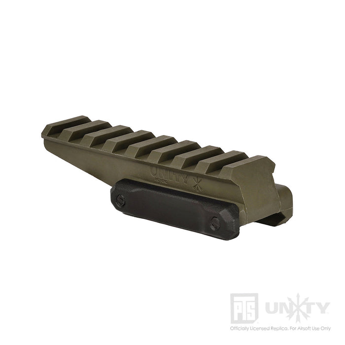 PTS Unity Tactical FAST Optic Riser (Polymer) - Olive Drab