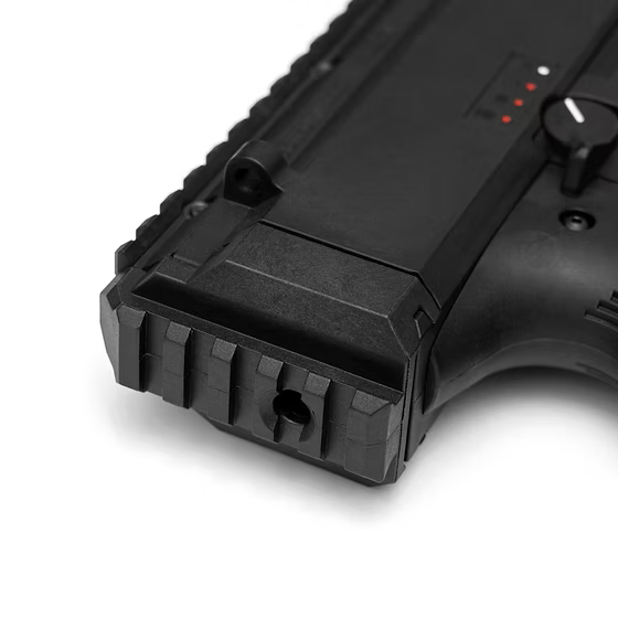 PTS Railed Folding Stock with Scorpion EVO Stock Adapter - Black