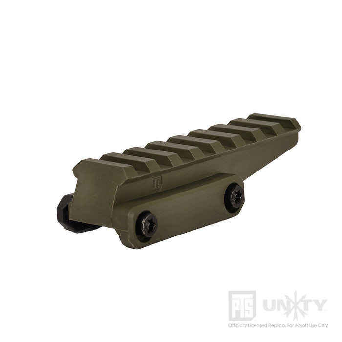 PTS Unity Tactical FAST Optic Riser (Polymer) - Olive Drab