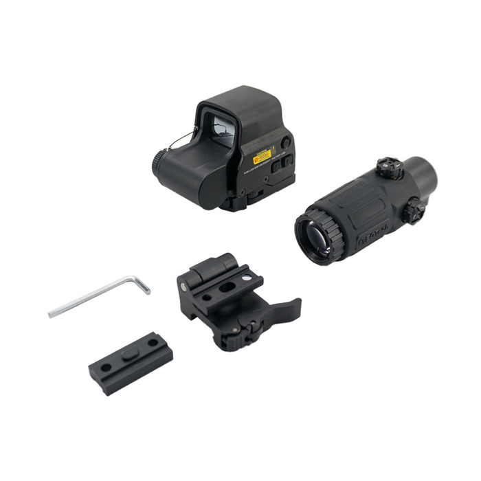 Aim-O Holographic Hybrid Sight EXPS with G33 Magnifier - Black