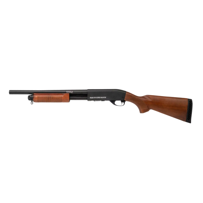 S&T M870 Spring Shotgun - Metal & Real Wood