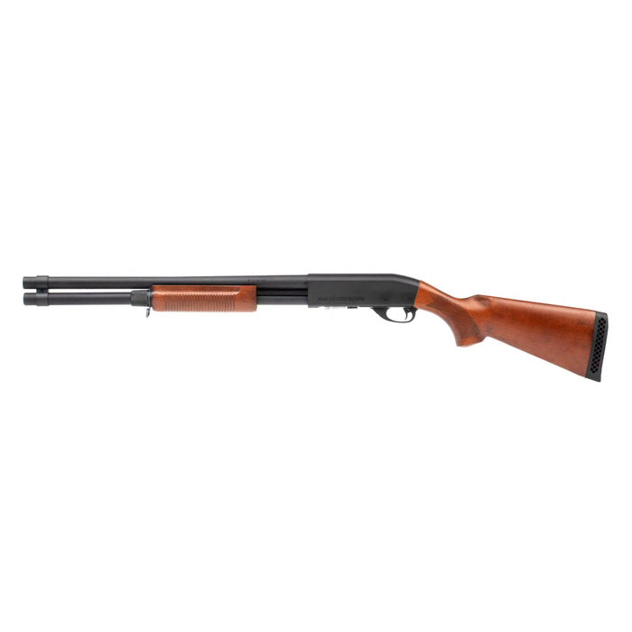 S&T M870 Spring Shotgun Long - Metal & Real Wood