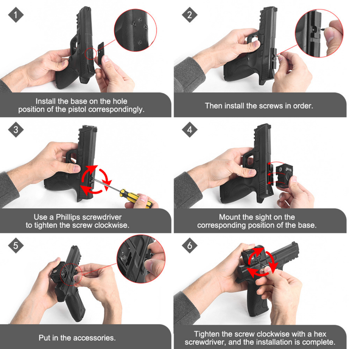 AIM-O ACRO P-2 Red Dot - Black