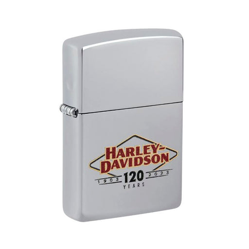 Zippo Harley Davidson 120th High Polish Chrome