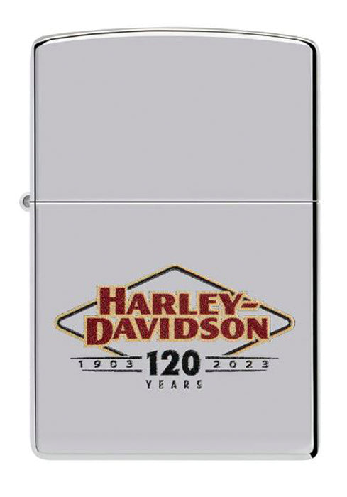 Zippo Harley Davidson 120th High Polish Chrome