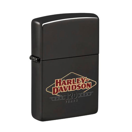 Zippo Harley Davidson 120th High Polish Black