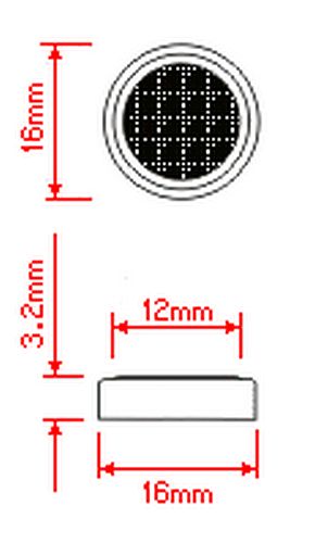 Vapex CR1632 3V Lithium Cell Battery - Single