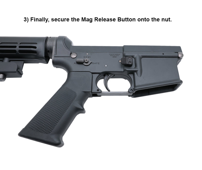 Wii Tech CNC Aluminium M Style Mag Release Button - Tokyo Marui EVOLT