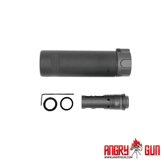 Angry Gun SOCOM556 Mini Silencer & Flash Hider - Black (2026)