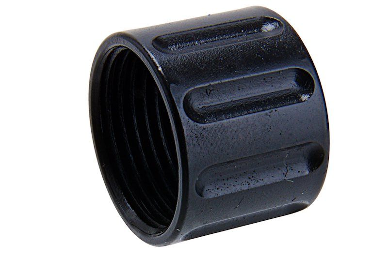 5KU Vertical Knurling Threaded Protector - 14mm CCW - Black