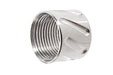 5KU Vertical Knurling Threaded Protector - 14mm CCW - Silver
