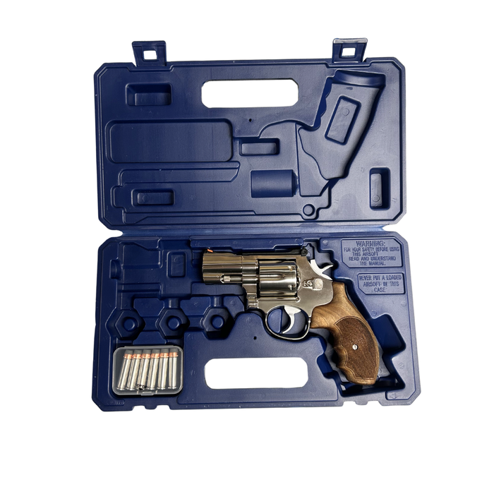 *B-GRADE* ARES 2" S&W 686 CO2 Revolver - Silver & Wooden Grip