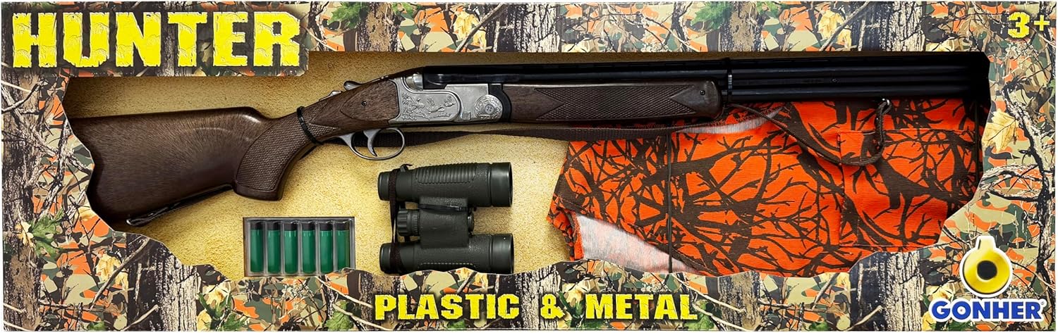 Gonher Hunter Shotgun Cap Gun Set - 2 Shot