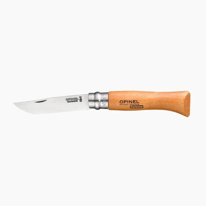 Opinel No.8 Carbon Steel Knife with Sheath Gift Set