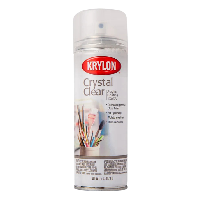 Krylon Acrylic Crystal Clear 6oz (170g) - Clear 1303A