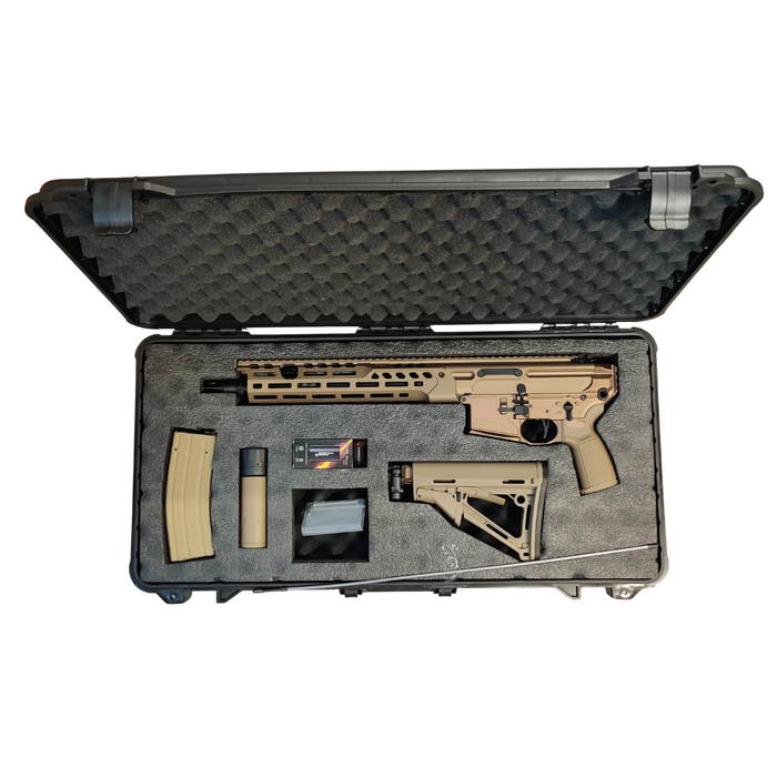 Salvo Precision MCX Hunter 13.1" UKSF Style GBBR & Case V3 - Suppressor & Tracer