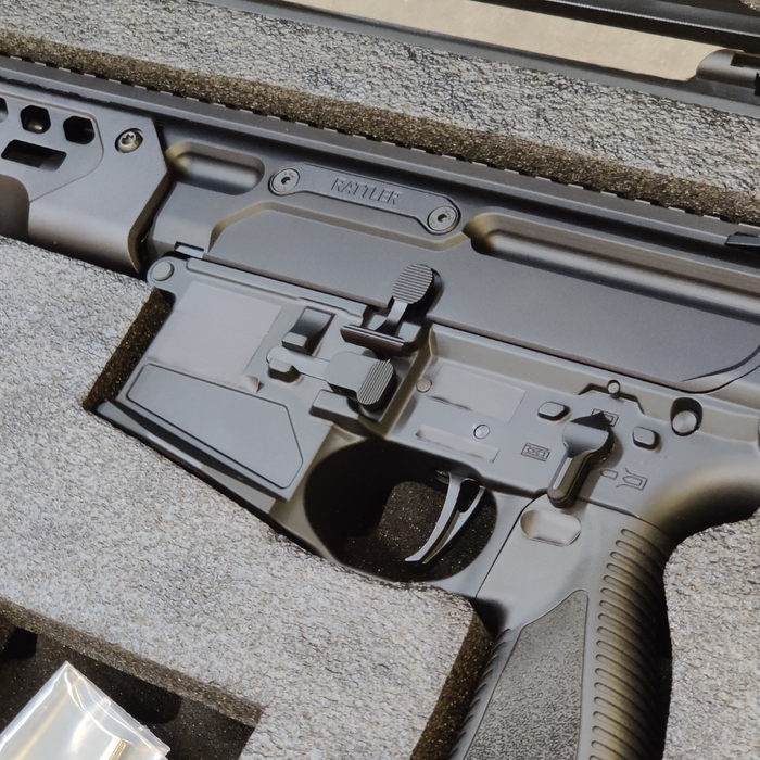 Salvo Precision MCX Rattler LT 6.75" GBBR & Case V3 - Black