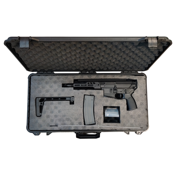 Salvo Precision MCX Rattler LT 7.75" GBBR & Case V3 - Black