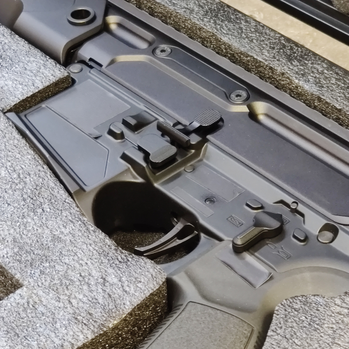 Salvo Precision MCX Rattler LT 7.75" GBBR & Case V3 - Black