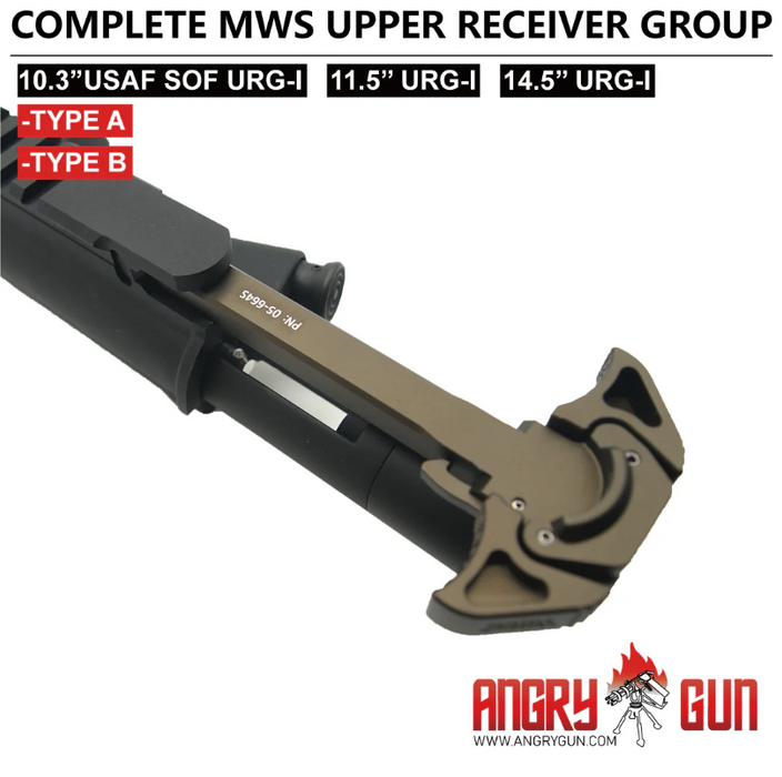 Angry Gun 11.5 Inch CNC URG-I Upper Receiver - TM MWS GBB