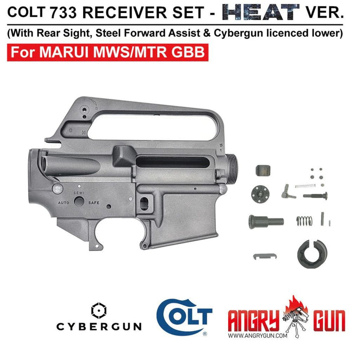 Angry Gun Colt M733 CNC Receiver Set - "HEAT" Version For MWS