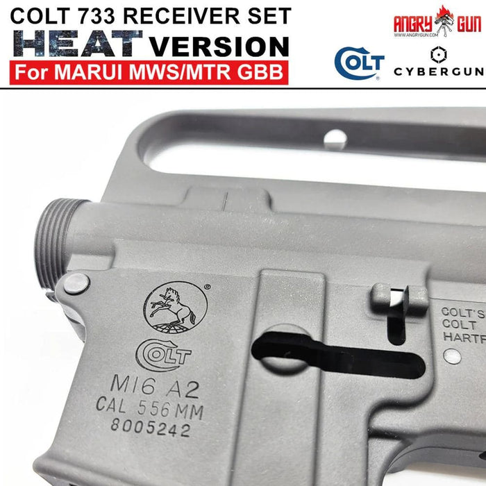 Angry Gun Colt M733 CNC Receiver Set - "HEAT" Version For MWS