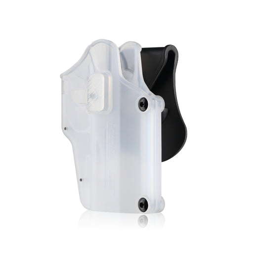 Amomax Q.R. Universal Polymer Paddle Holster - Clear White