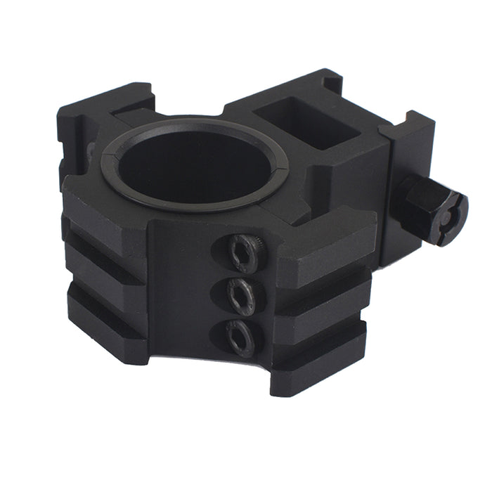 AIM-O Tri Side Rail 25.4-30mm Scope Rings - Black