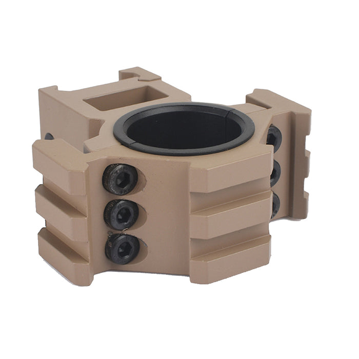 AIM-O Tri Side Rail 25.4-30mm Scope Rings - Tan