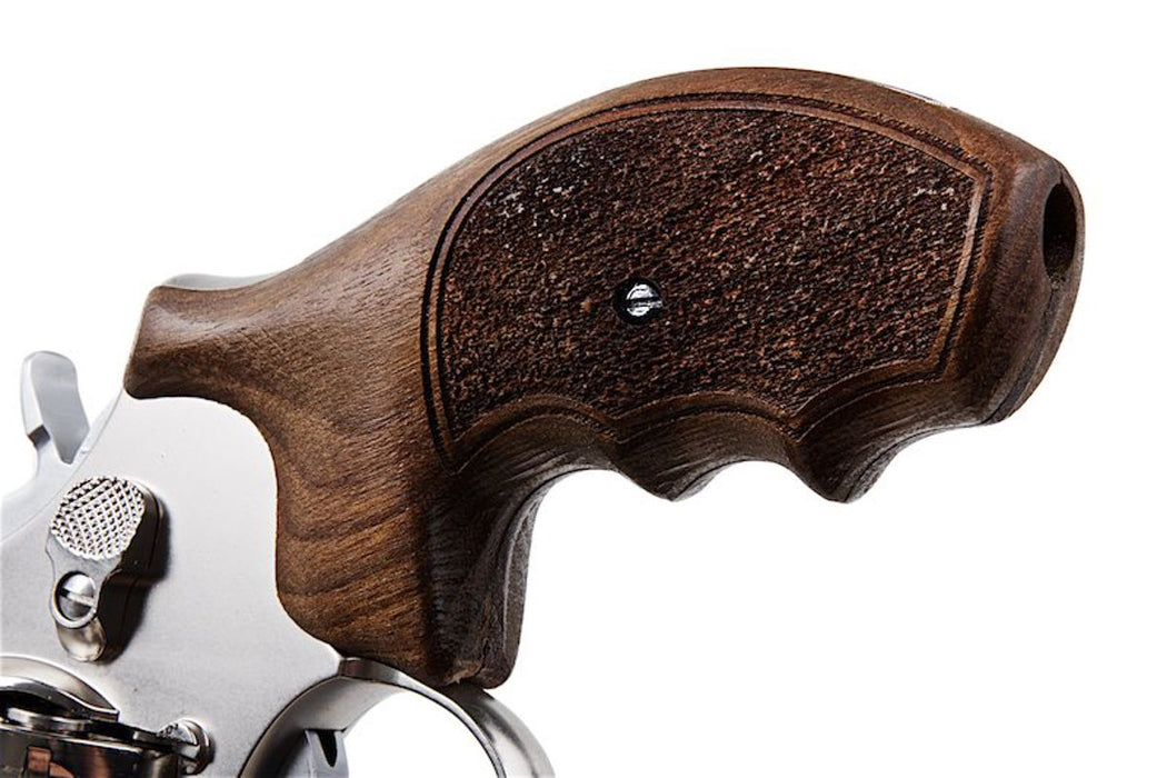 ARES 2" S&W 686 CO2 Revolver - Silver & Wooden Grip