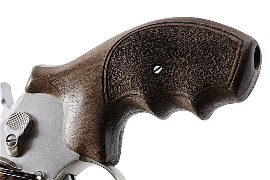 ARES 3.5" S&W 686 CO2 Revolver - Silver & Wooden Grip