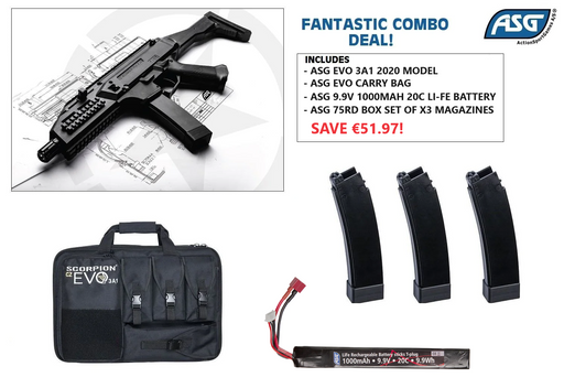 ASG CZ Scorpion EVO 3 2020 Revision - Combo Deal