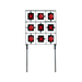 ASG Tic-Tac-Toe Target - 9 Metal Spinner Targets
