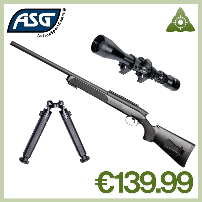 ASG Steyr SSG 69 P2 w/ 40mm Scope & Bipod - Bundle